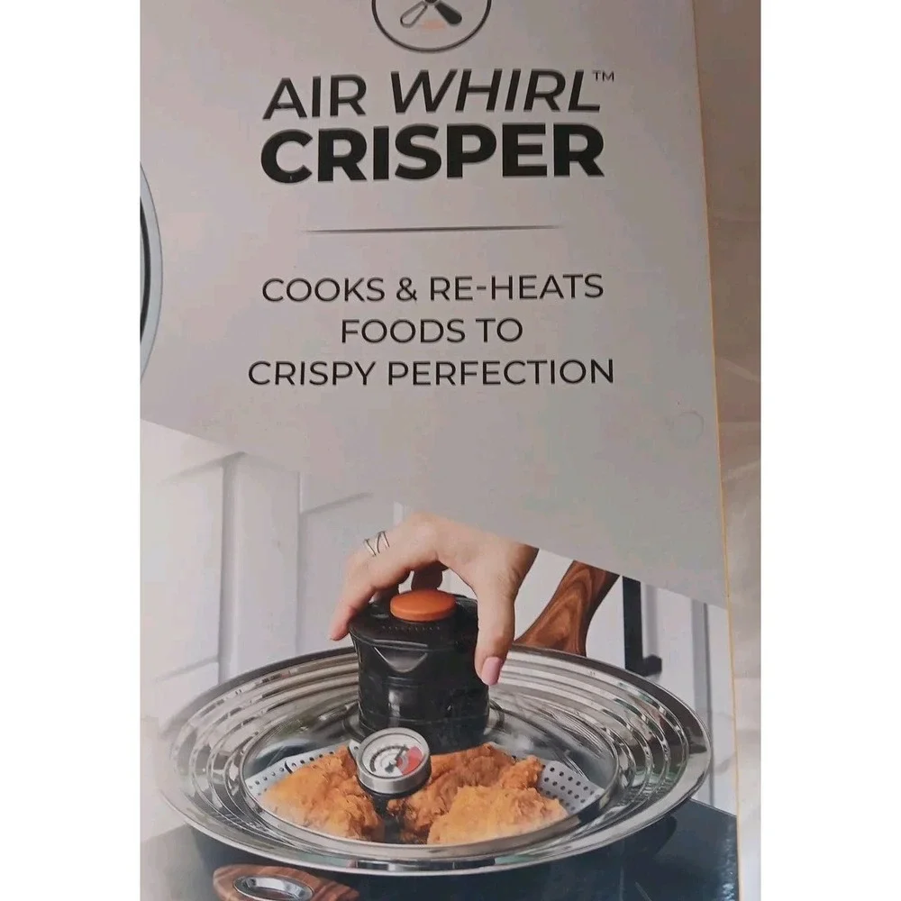 Air Whirl Crisper Air Fryer Lid Tray AWL01103 Cook‎ Reheat Turbo Fan READ